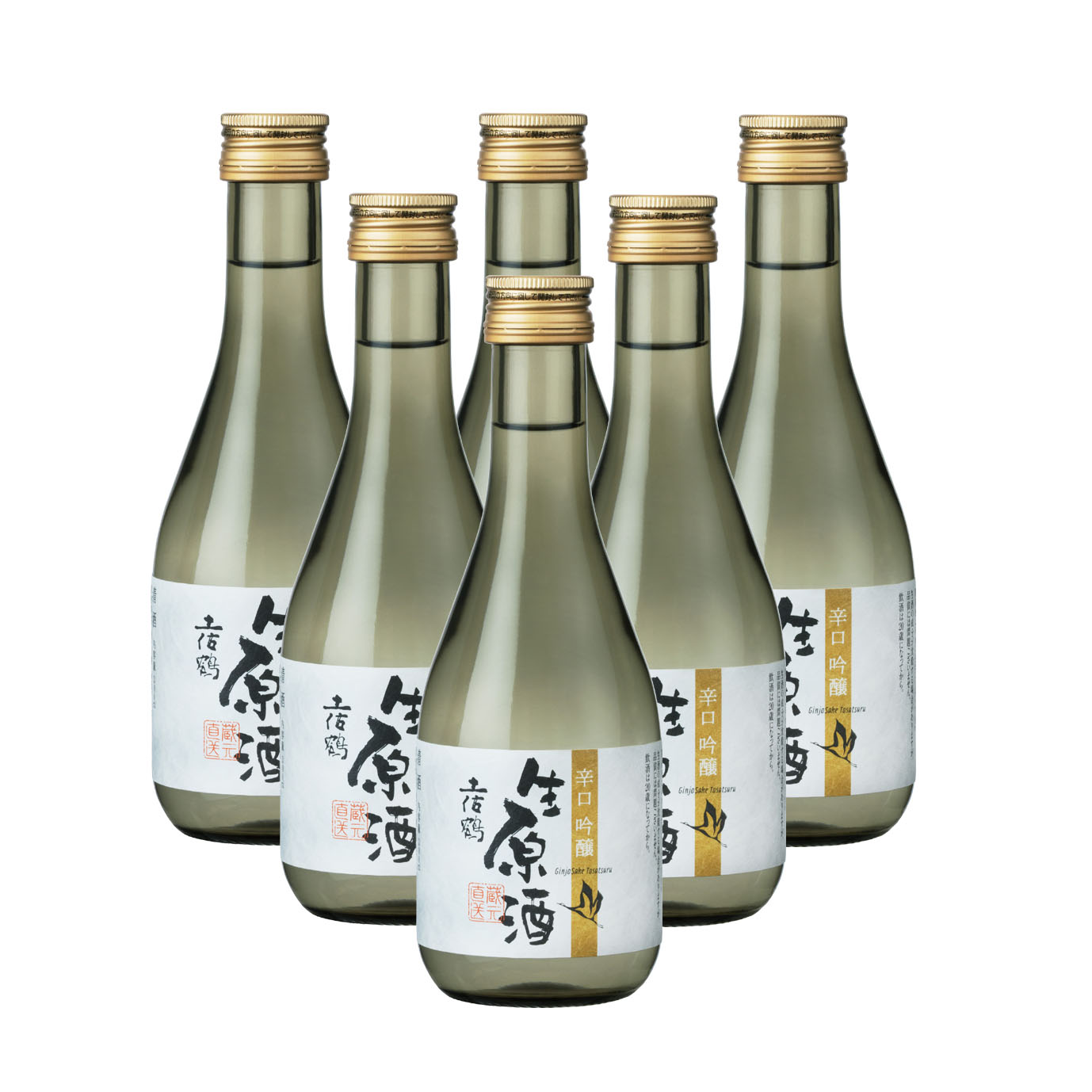 辛口吟醸 生原酒300ml x6本