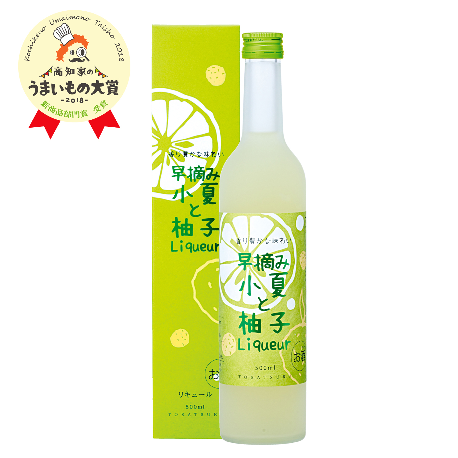 早摘み小夏と柚子Liqueur 500ml